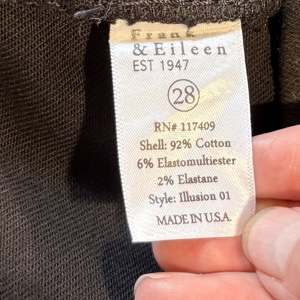 Frank & Eileen Black Straight Leg Jeans - Picture 9 of 11